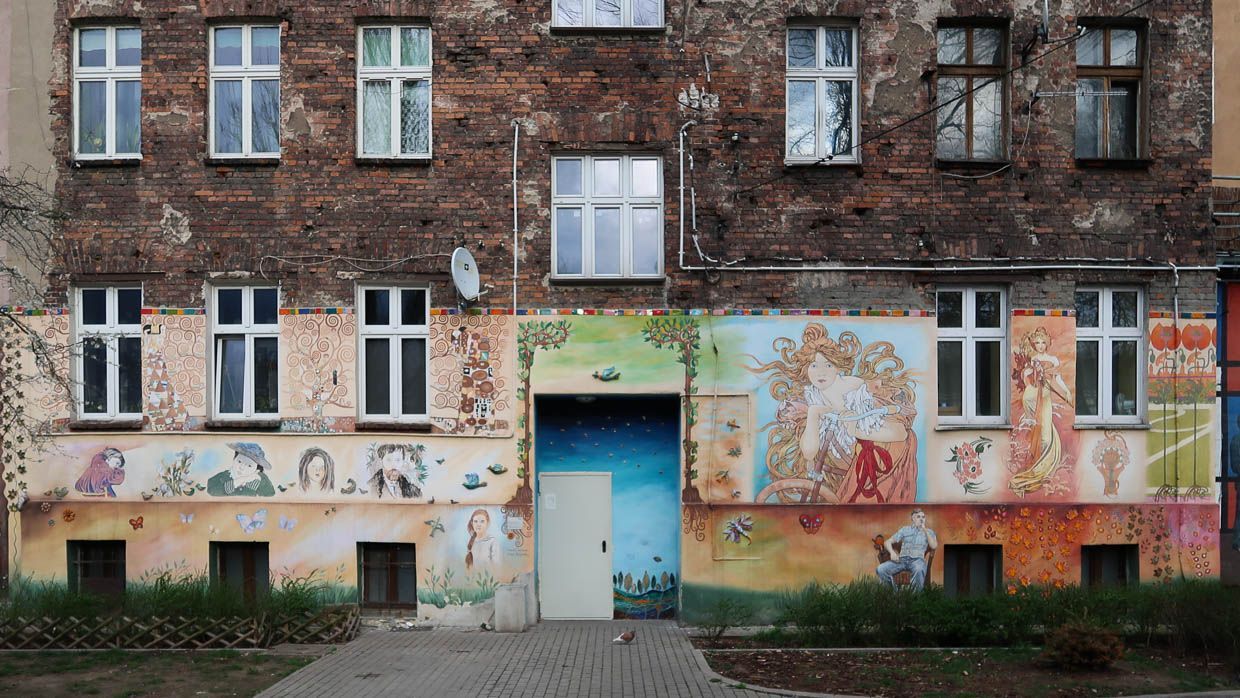 Кольорове подвір’я у Вроцлаві. фот. Владислав Яценко